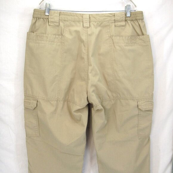 Propper Men's Khaki Cargo Pocket Stretch Waist Straight Leg High Rise 40/34 - Picture 3 of 9